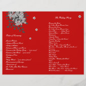  programma voor de rode bruiloft van de vogelkers (Achterkant)