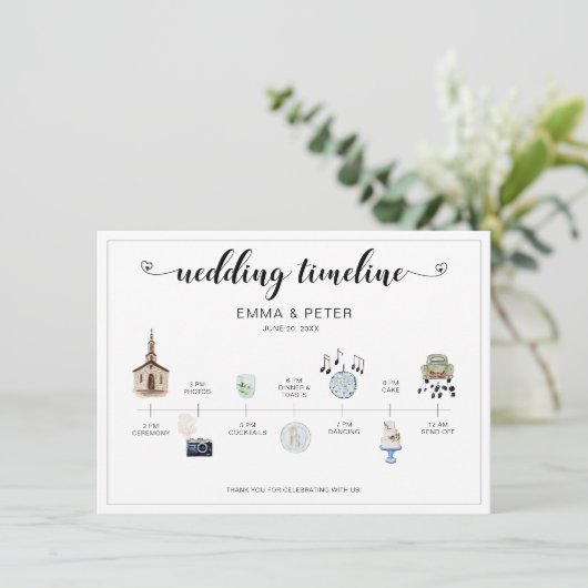 Programma voor de ronddraaiende tijdlijn voor de d (Staand voorkant)