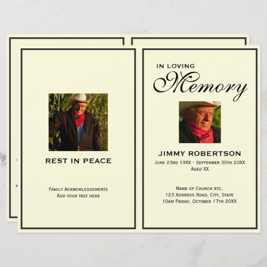 Programma voor de telefonische bestelling van de z (Voorkant / Achterkant)