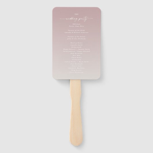 Programma voor de uitreiking van wedstrijden van O Handwaaier (Achterkant)