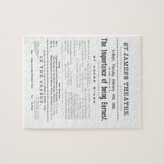 Programma voor de uitvoering van het belang van B Legpuzzel (Horizontaal)