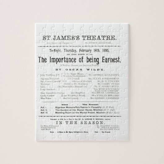 Programma voor de uitvoering van het belang van B Legpuzzel (Verticaal)