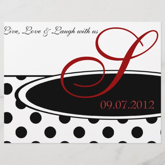 Programma voor de uitzending van een donkerweddens (Achterkant)