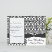 Programma voor donkere en witte bruiloften (Staand voorkant)