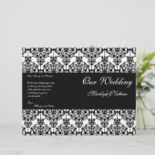 Programma voor donkere en witte bruiloften (Staand voorkant)