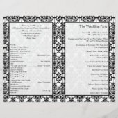 Programma voor donkere en witte bruiloften (Achterkant)