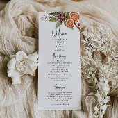 Programma voor echt kerstfeest programmakaart