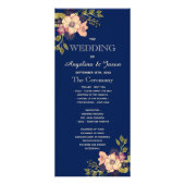 Programma voor een blauwe bruiloft bij de Floral (Voorkant)