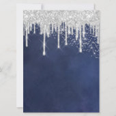 Programma voor een bruiloft Blauwe Zeevlek Zilverg (Achterkant)