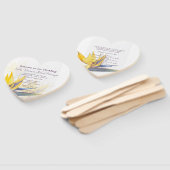 Programma voor een weddenschap met het paradijs handwaaier (Niet-gemonteerd)