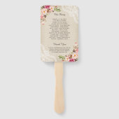 Programma voor floraalweduwen in het deelstaat Rus Handwaaier (Achterkant)