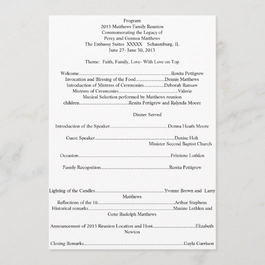 Programma voor gezinshereniging programmakaart (Voorkant)