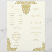  programma voor gouden en ivoren bruiloft (Voorkant)