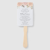 Programma voor goudWaterverf bij Roos voor legant Handwaaier (Voorkant)