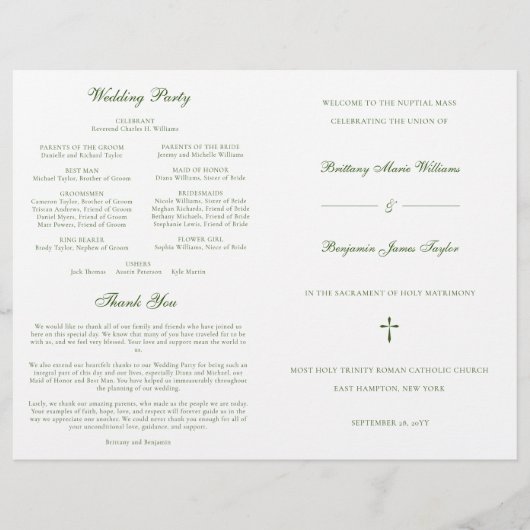 Programma voor groene katholieke weddenschappen (Voorkant)