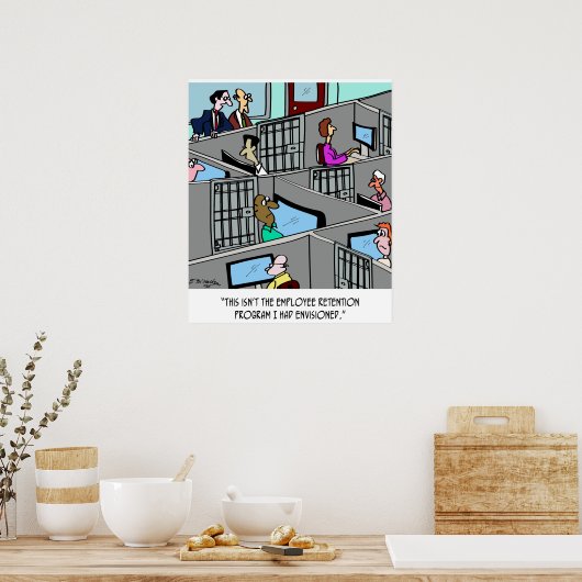 Programma voor het behoud van werknemers poster (Keuken)
