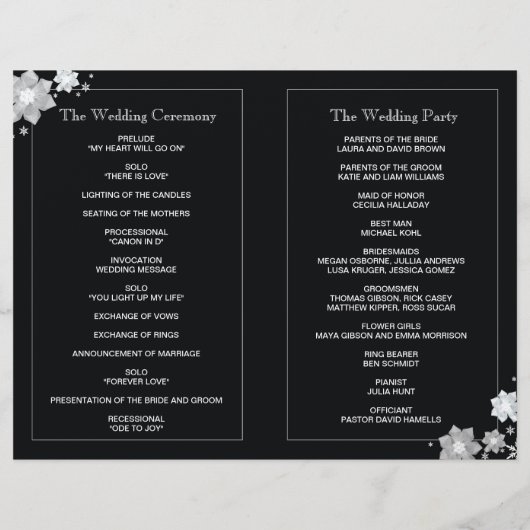 Programma voor het binden van het zwart-wit tijden (Achterkant)