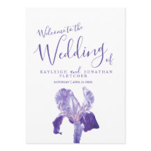 Programma voor het binden van paarse irisbloem