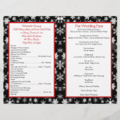 Programma voor het binden van zwarte, witte en rod (Achterkant)