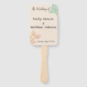  programma voor het groene weduwschap tussen de pa handwaaier (Voorkant)