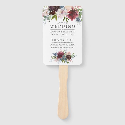 Programma voor het huwelijk tussen Bourgogne en Na Handwaaier (Voorkant)