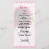 Programma voor het huwelijk tussen Cherry en Choco Programmakaart (Voorkant)