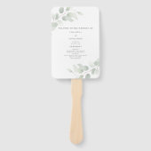 Programma voor het huwelijk tussen de Grieken Euca Handwaaier (Voorkant)