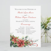 Programma voor het huwelijk tussen de Holiday Poin (Staand voorkant)