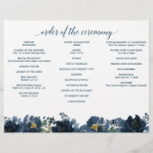 Programma voor het huwelijk tussen de koninklijke  flyer (Achterkant)