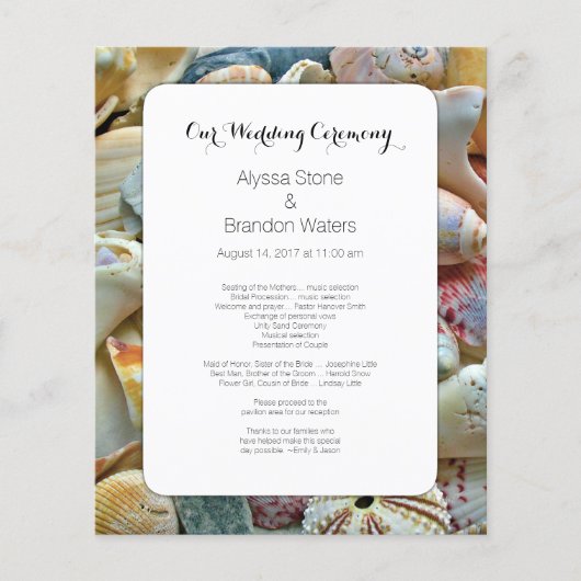 programma voor het huwelijk tussen kleine partijen (Voorkant)