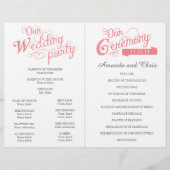 programma voor het huwelijk tussen koraalliefhebb (Voorkant)