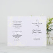 programma voor het huwelijk tussen lavender Flouri (Staand voorkant)