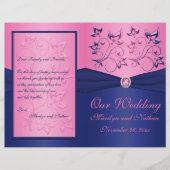 Programma voor het huwelijk tussen Navy en Pink (Voorkant)