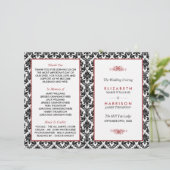  programma voor het huwelijk tussen rood, zwart en (Staand voorkant)