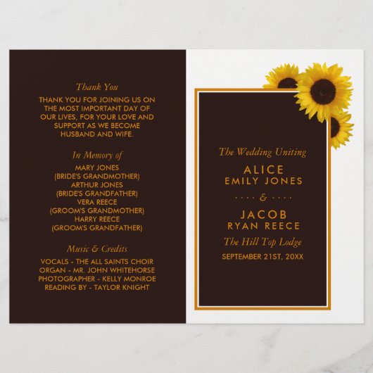 Programma voor het huwelijk tussen soennitische la (Voorkant)