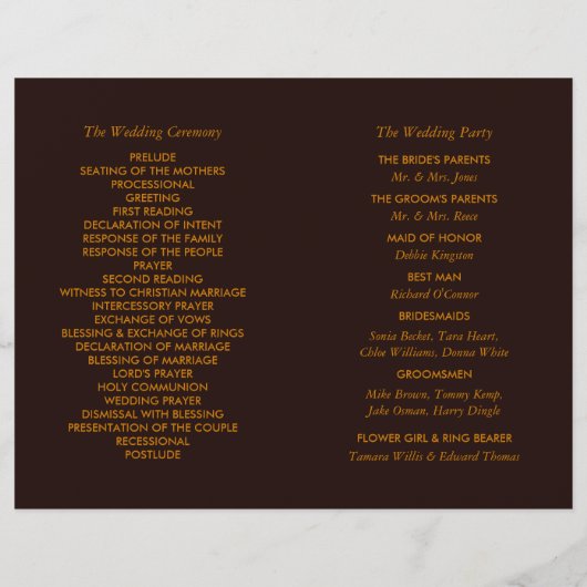 Programma voor het huwelijk tussen soennitische la (Achterkant)