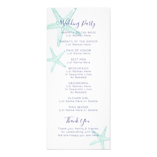 Programma voor het strandtrekken van starvissen -  (Achterkant)