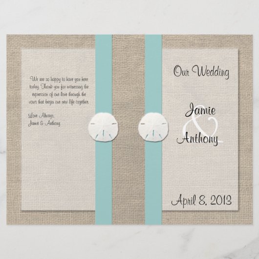 Programma voor het strandtrekken van zanddollar -  (Voorkant)