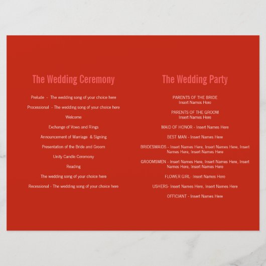 Programma voor het trekken van rode bloemen (Achterkant)