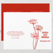 Programma voor het trekken van rode bloemen (Voorkant / Achterkant)