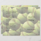 Programma voor het weddenschap tussen sport en spo (Voorkant / Achterkant)