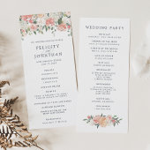 Programma voor huwelijksevenementen in Midzomer Programmakaart