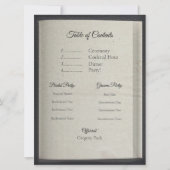 Programma voor inhoudsopgave (Voorkant)