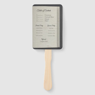 Programma voor inhoudsopgave handwaaier