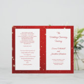 Programma voor kerstbruiloft Roodbekistende staren (Staand voorkant)