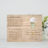 Programma voor landelijke tong Mason Jar Hydrangea (Staand voorkant)