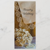 Programma voor landschap en bloemen rond het huwel programmakaart (Voorkant)