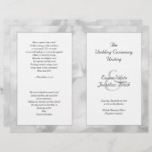 Programma voor lange-inktfeestdagen in het zwart e (Voorkant / Achterkant)