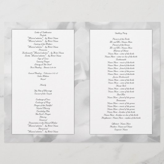 Programma voor lange-inktfeestdagen in het zwart e (Achterkant)