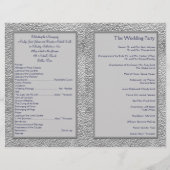 Programma voor marinescheepvaart en pewter Wedding (Achterkant)